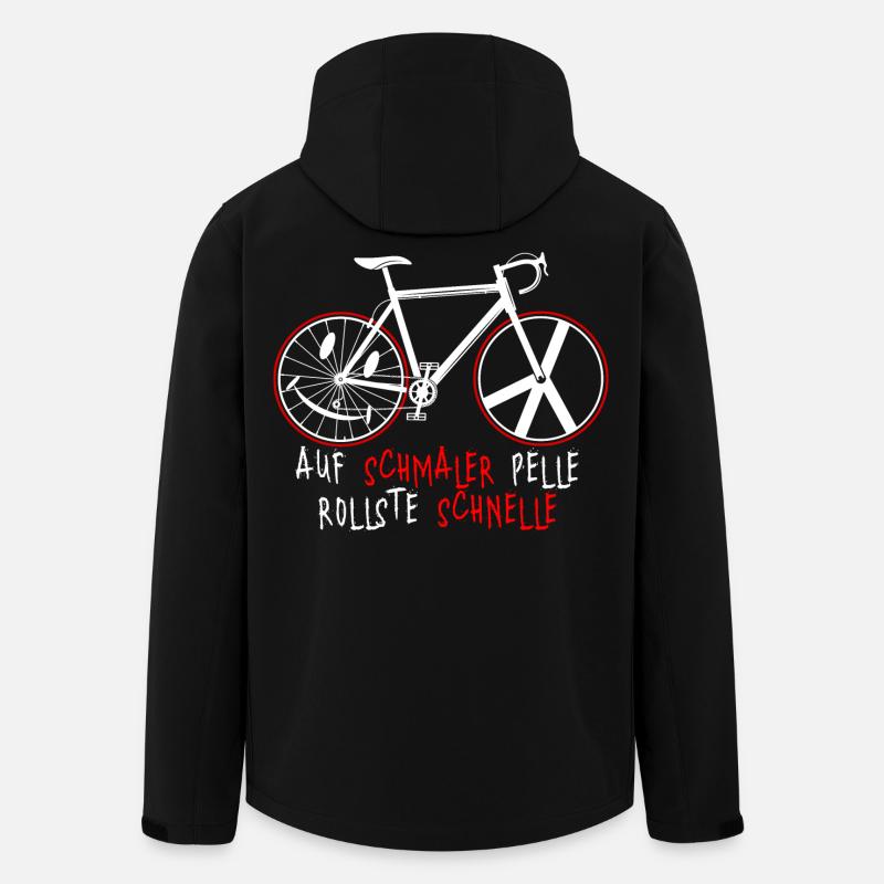 Fahrrad - Recycelte Männer Softshell-Jacke von Stanley/Stella - Schwarz