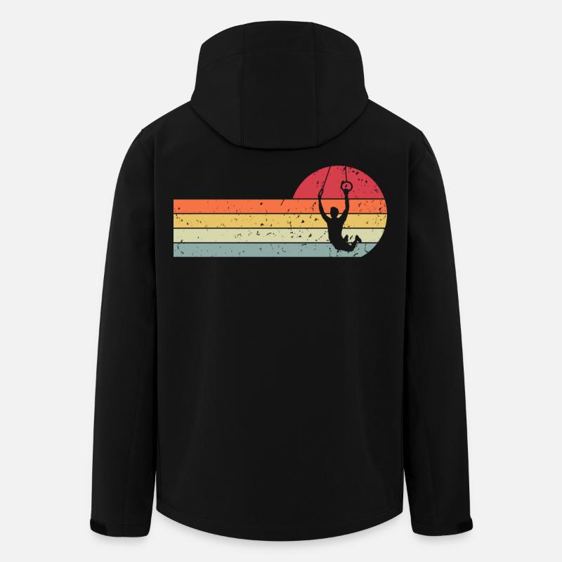 Turnen Ringe - Recycelte Männer Softshell-Jacke von Stanley/Stella - Schwarz