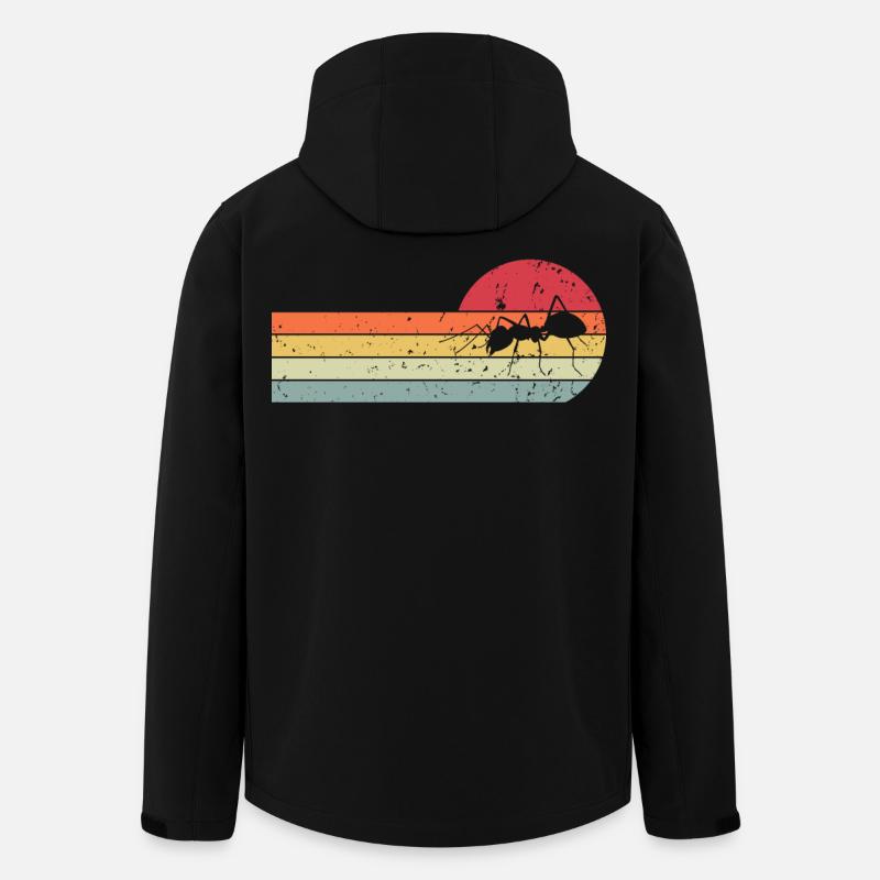 Ameise - Recycelte Männer Softshell-Jacke von Stanley/Stella - Schwarz