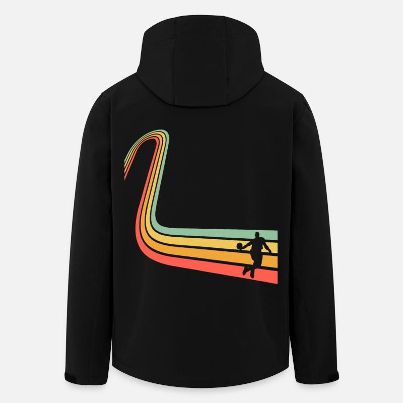 Basketball - Recycelte Männer Softshell-Jacke von Stanley/Stella - Schwarz