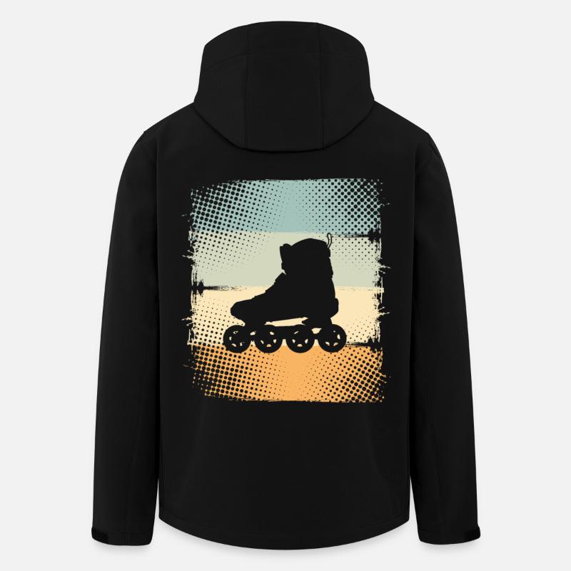 Inline Skates - Recycelte Männer Softshell-Jacke von Stanley/Stella - Schwarz