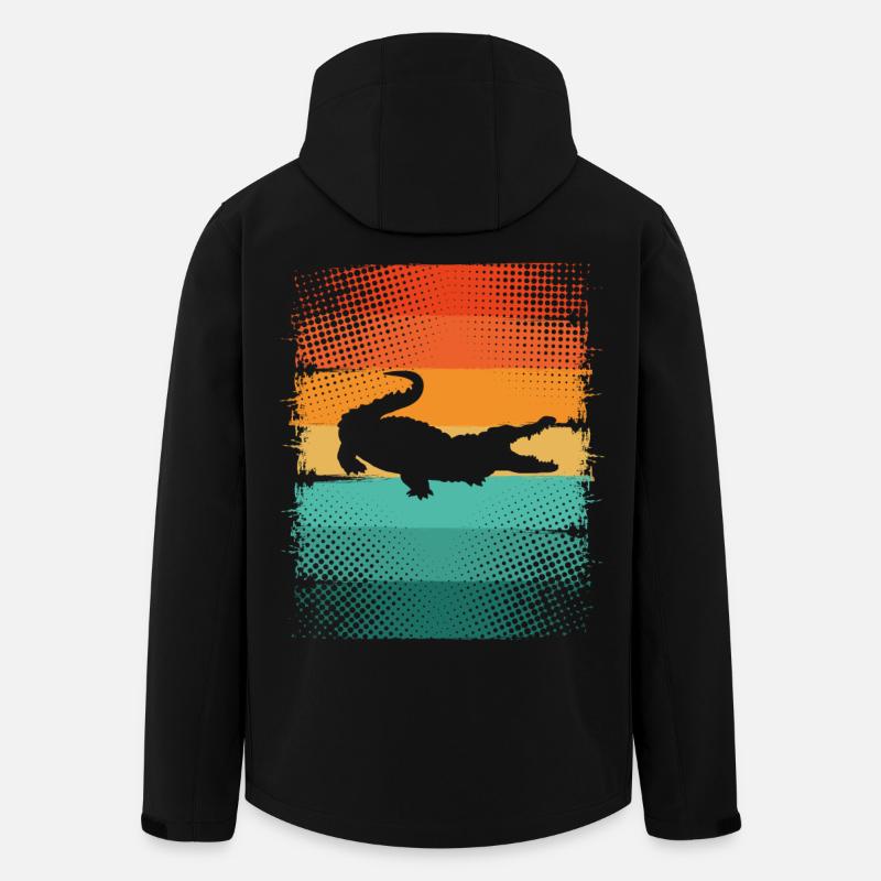 Alligator - Recycelte Männer Softshell-Jacke von Stanley/Stella - Schwarz