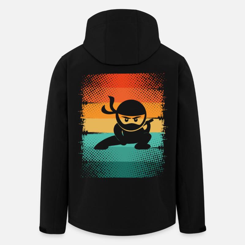 Ninja - Men’s Recycled Softshell Jacket by Stanley/Stella - black