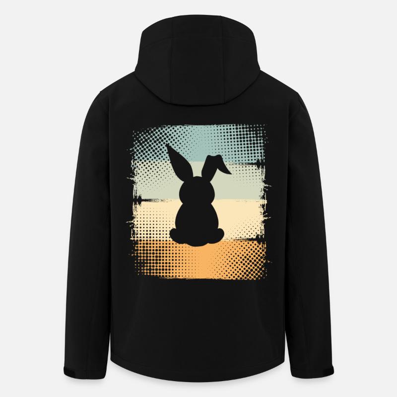 Rabbit - Men’s Recycled Softshell Jacket by Stanley/Stella - black