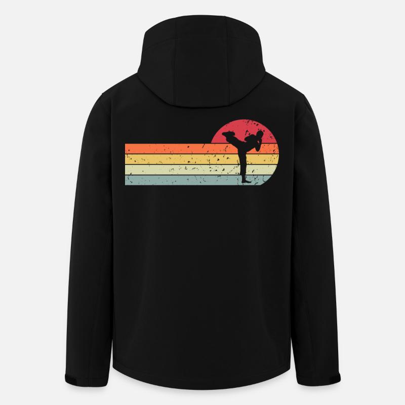 Karate - Recycelte Männer Softshell-Jacke von Stanley/Stella - Schwarz