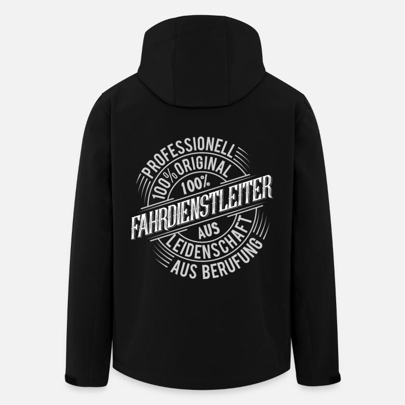 Fahrdienstleiter - Recycelte Männer Softshell-Jacke von Stanley/Stella - Schwarz