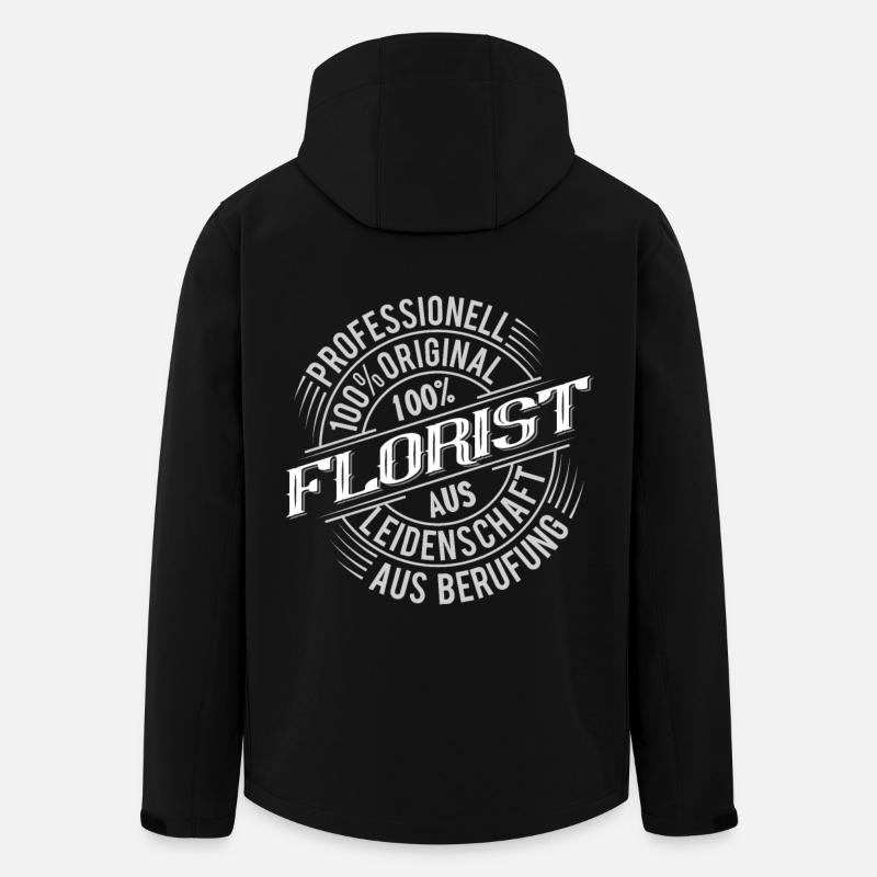 Florist - Recycelte Männer Softshell-Jacke von Stanley/Stella - Schwarz