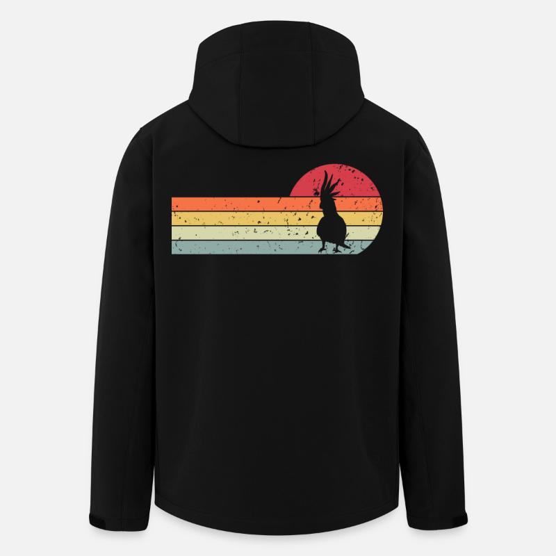Cacatoès - Veste softshell homme en polyester recyclé Stanley/Stella - noir