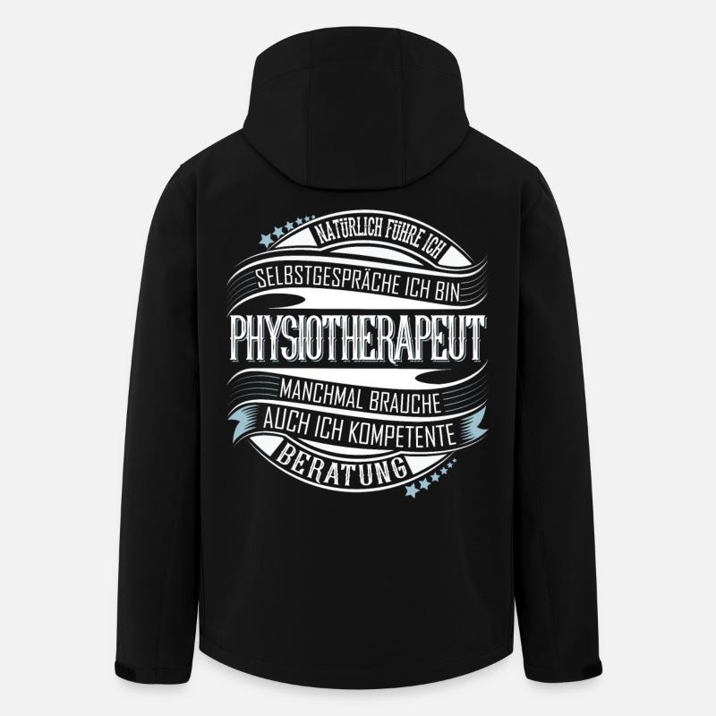 Physiotherapeut - Recycelte Männer Softshell-Jacke von Stanley/Stella - Schwarz