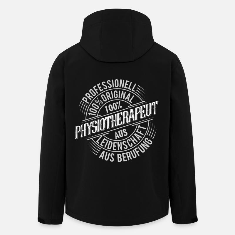 Physiotherapeut - Recycelte Männer Softshell-Jacke von Stanley/Stella - Schwarz