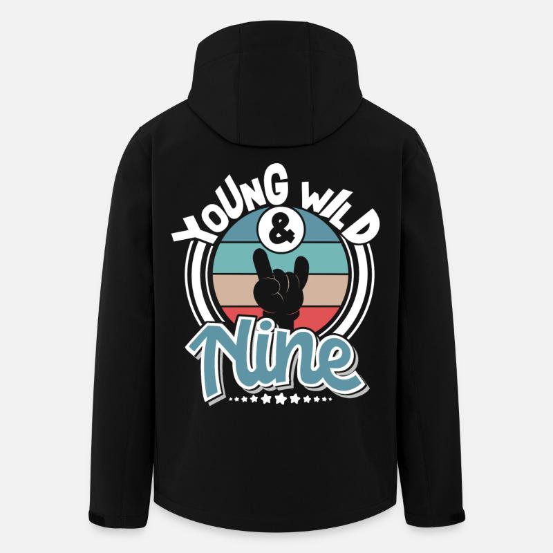 9 ans 9ème anniversaire - Veste softshell homme en polyester recyclé Stanley/Stella - noir