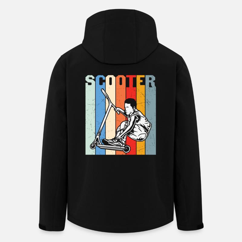 Scooter Quote Stunt Scooter Design - Men’s Recycled Softshell Jacket by Stanley/Stella - black