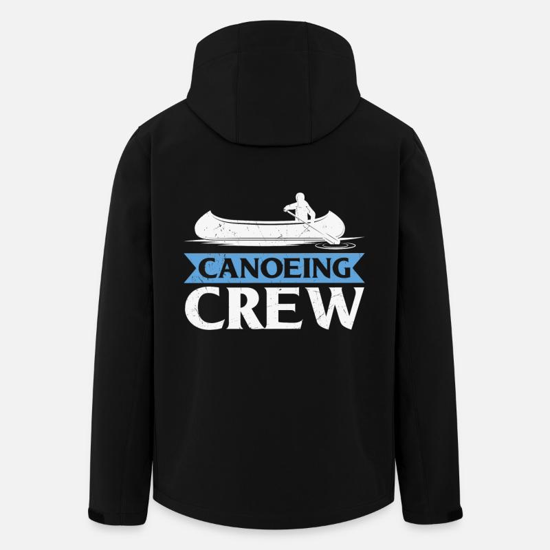 Citation canoë-kayak Équipage Kayak - Veste softshell homme en polyester recyclé Stanley/Stella - noir