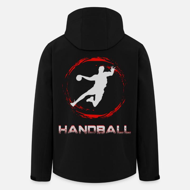 Handball - Men’s Recycled Softshell Jacket by Stanley/Stella - black