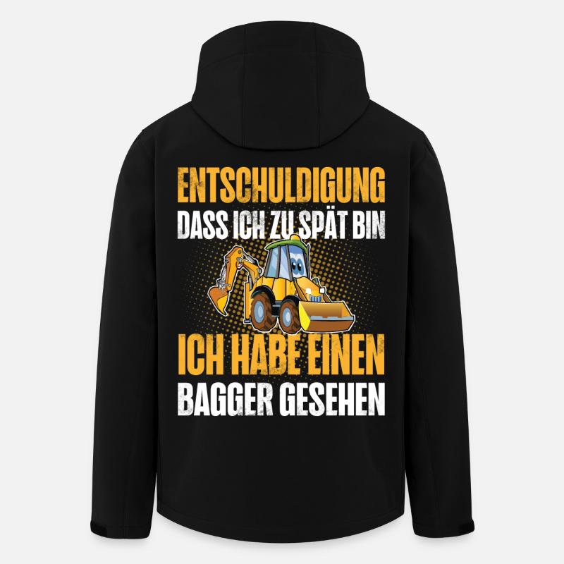 Bagger - Recycelte Männer Softshell-Jacke von Stanley/Stella - Schwarz