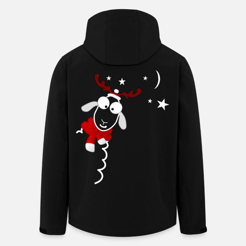 Christmas - Men’s Recycled Softshell Jacket by Stanley/Stella - black