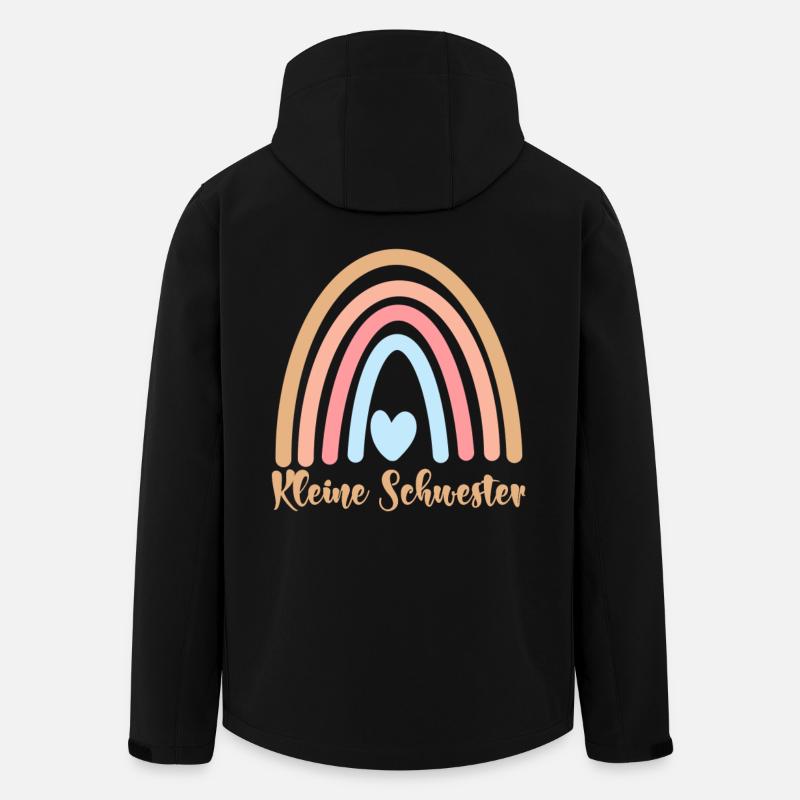 Kleine Schwester - Recycelte Männer Softshell-Jacke von Stanley/Stella - Schwarz