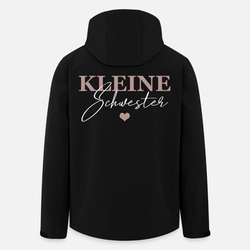 Kleine Schwester - Recycelte Männer Softshell-Jacke von Stanley/Stella - Schwarz