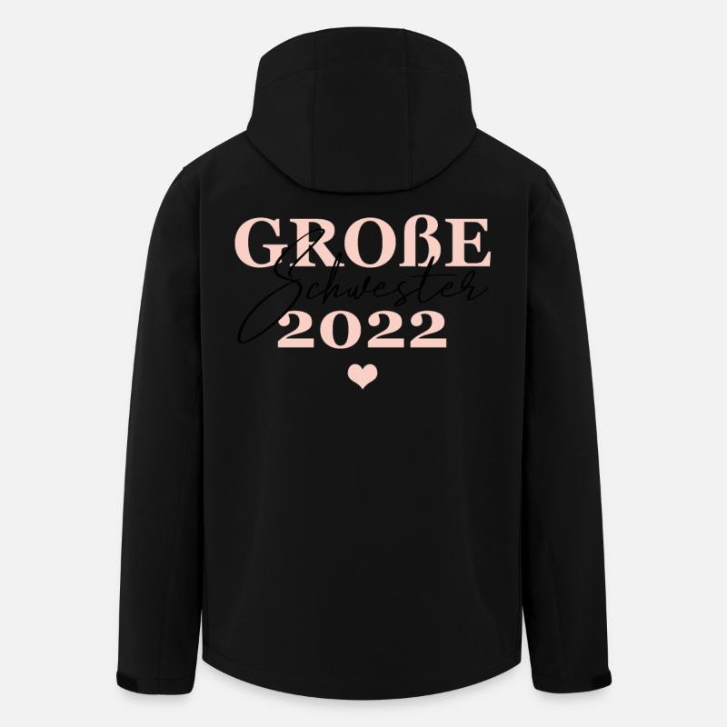 Große Schwester 2022 - Recycelte Männer Softshell-Jacke von Stanley/Stella - Schwarz