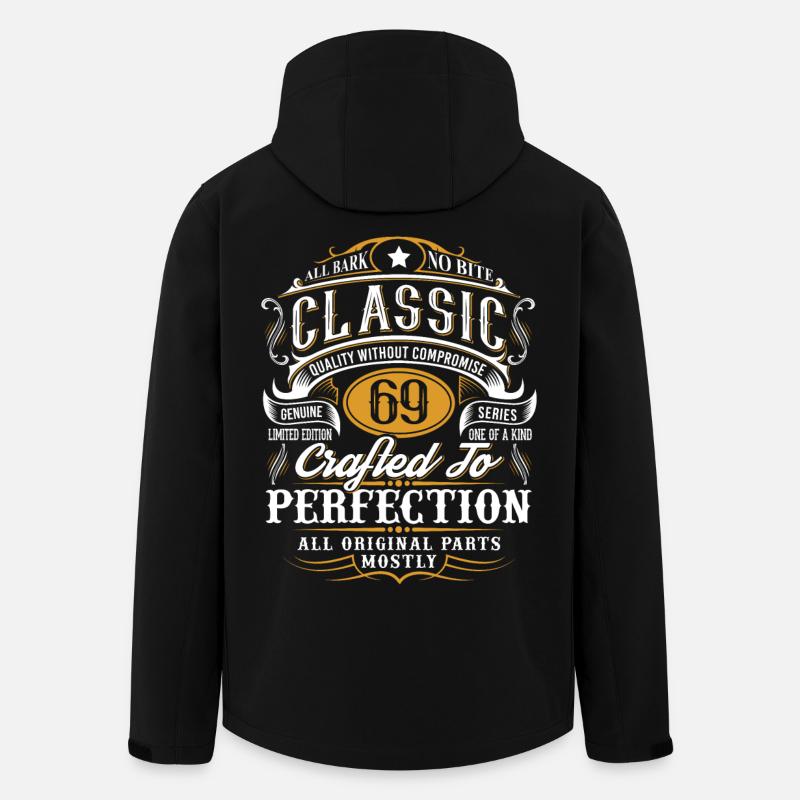 69th birthday - Men’s Recycled Softshell Jacket by Stanley/Stella - black
