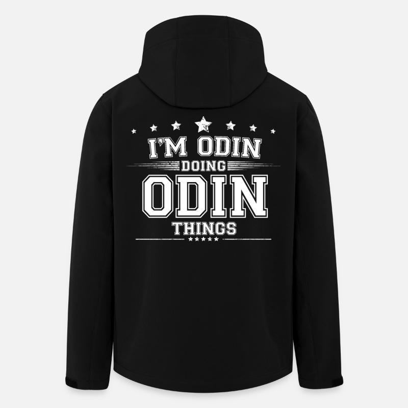 Odin - Veste softshell homme en polyester recyclé Stanley/Stella - noir