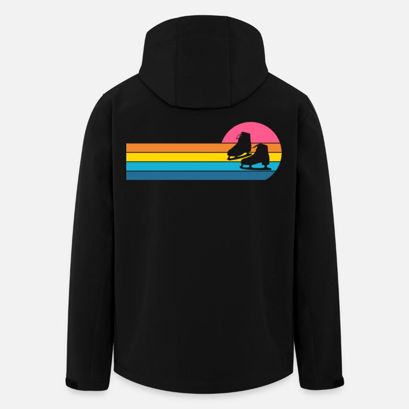 Schlittschuh - Recycelte Männer Softshell-Jacke von Stanley/Stella - Schwarz