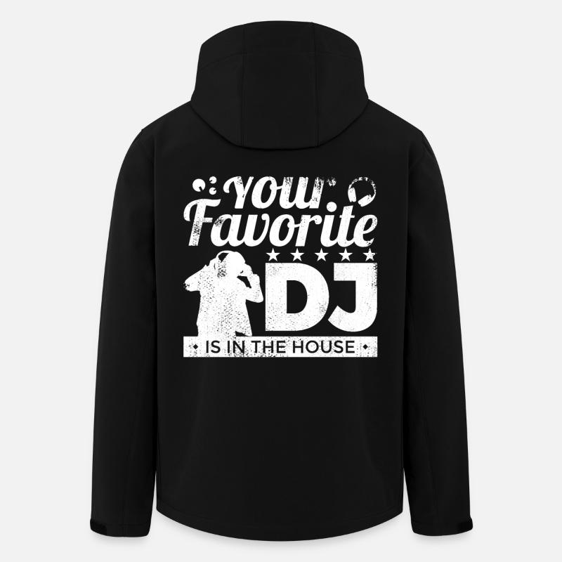 Lieblings-DJ - Recycelte Männer Softshell-Jacke von Stanley/Stella - Schwarz