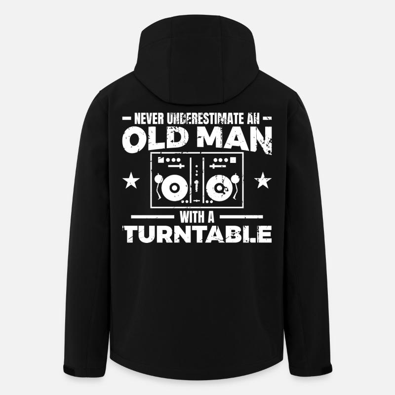 DJ Vater - Recycelte Männer Softshell-Jacke von Stanley/Stella - Schwarz
