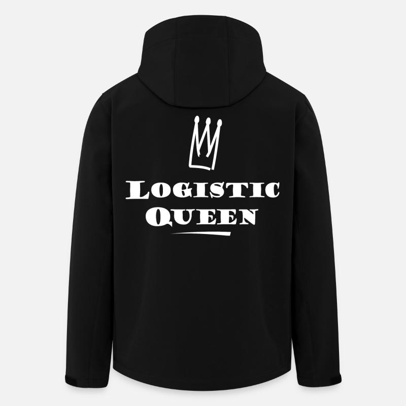 Reine de la logistique - Veste softshell homme en polyester recyclé Stanley/Stella - noir
