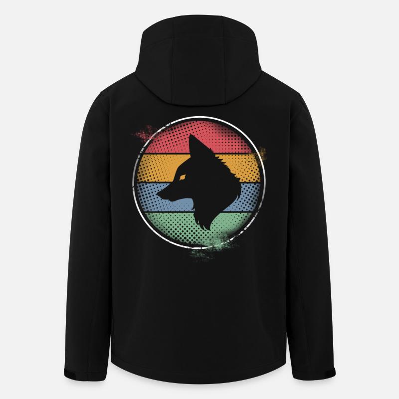 Fox - Men’s Recycled Softshell Jacket by Stanley/Stella - black