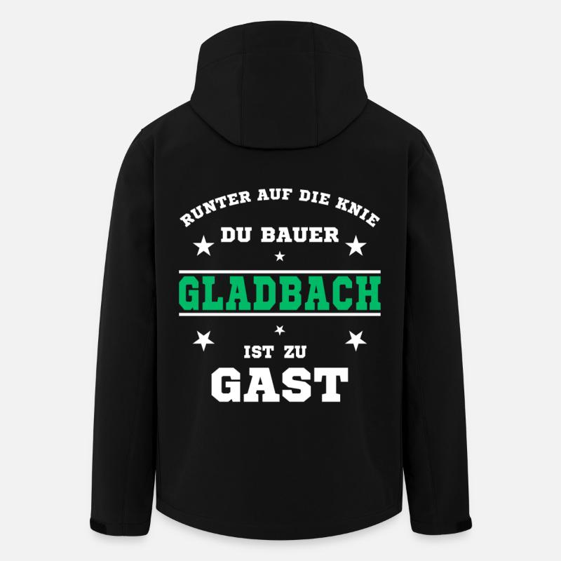 Fussball Fan Gladbacher Stadion - Recycelte Männer Softshell-Jacke von Stanley/Stella - Schwarz