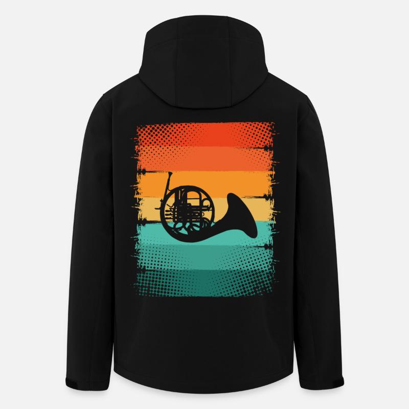 Waldhorn - Recycelte Männer Softshell-Jacke von Stanley/Stella - Schwarz