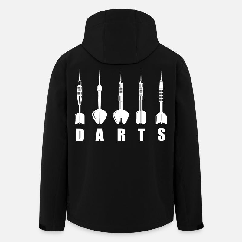 Dart Darts Darts logo - Men’s Recycled Softshell Jacket by Stanley/Stella - black