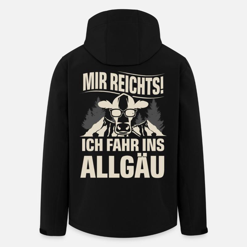 Allgäu - Recycelte Männer Softshell-Jacke von Stanley/Stella - Schwarz