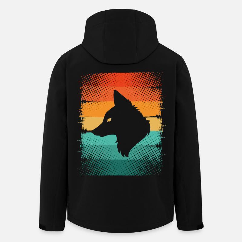 Fox - Men’s Recycled Softshell Jacket by Stanley/Stella - black