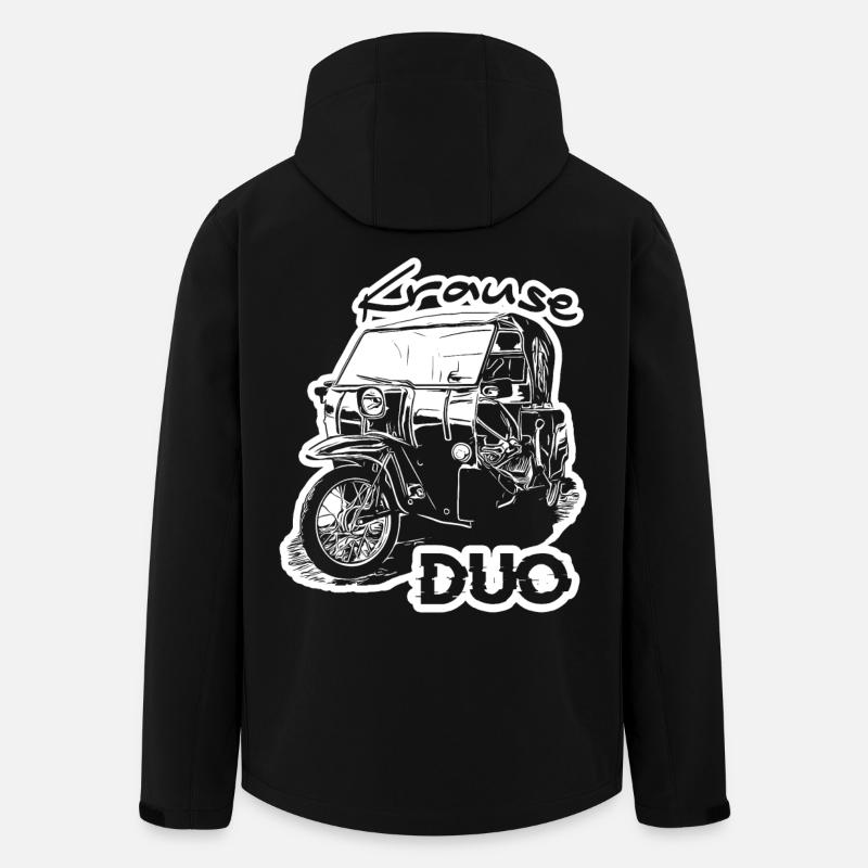Krause Duo - Recycelte Männer Softshell-Jacke von Stanley/Stella - Schwarz