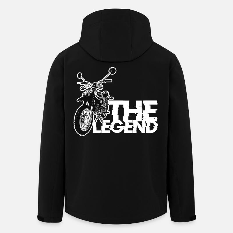 Simson - S51 - Enduro - The Legend - Recycelte Männer Softshell-Jacke von Stanley/Stella - Schwarz