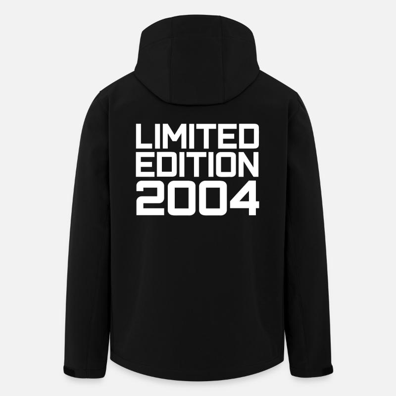 Limited Edition 2004 - Recycelte Männer Softshell-Jacke von Stanley/Stella - Schwarz