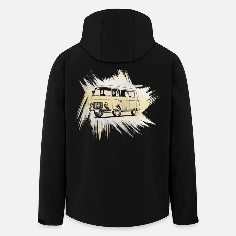 B1000 Grunge Look - Recycelte Männer Softshell-Jacke von Stanley/Stella - Schwarz