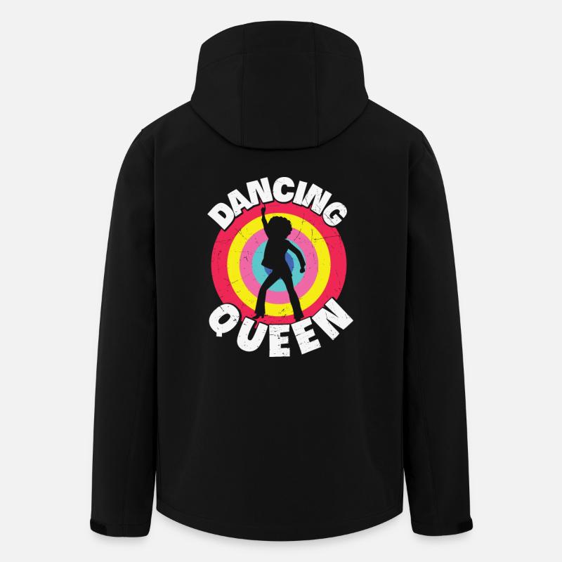 Dancing Queen Roller Disco Outfit 70er - Recycelte Männer Softshell-Jacke von Stanley/Stella - Schwarz