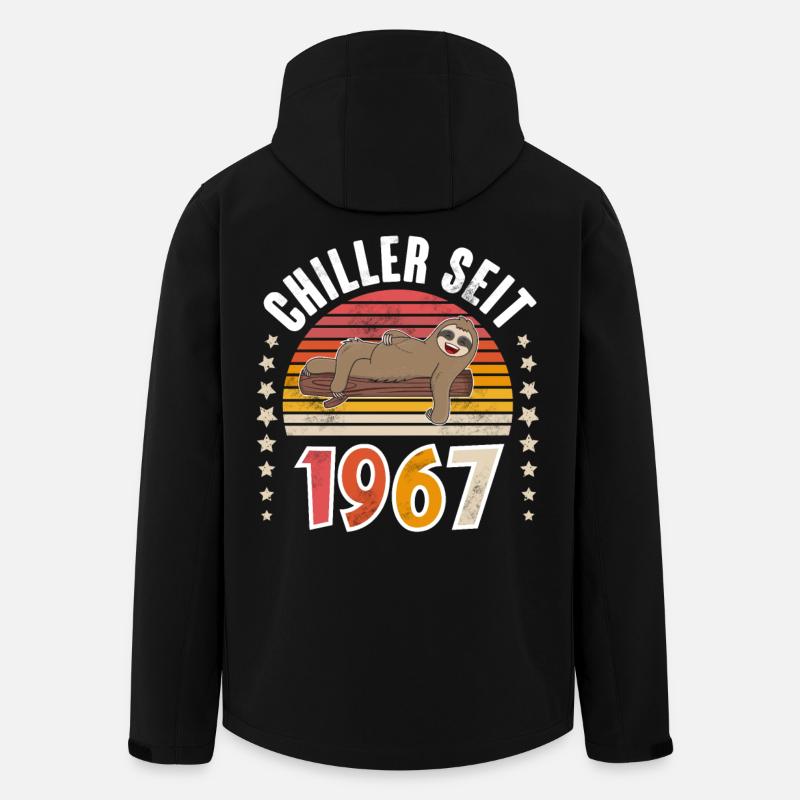 Chiller Seit 1967 Faultier - Recycelte Männer Softshell-Jacke von Stanley/Stella - Schwarz
