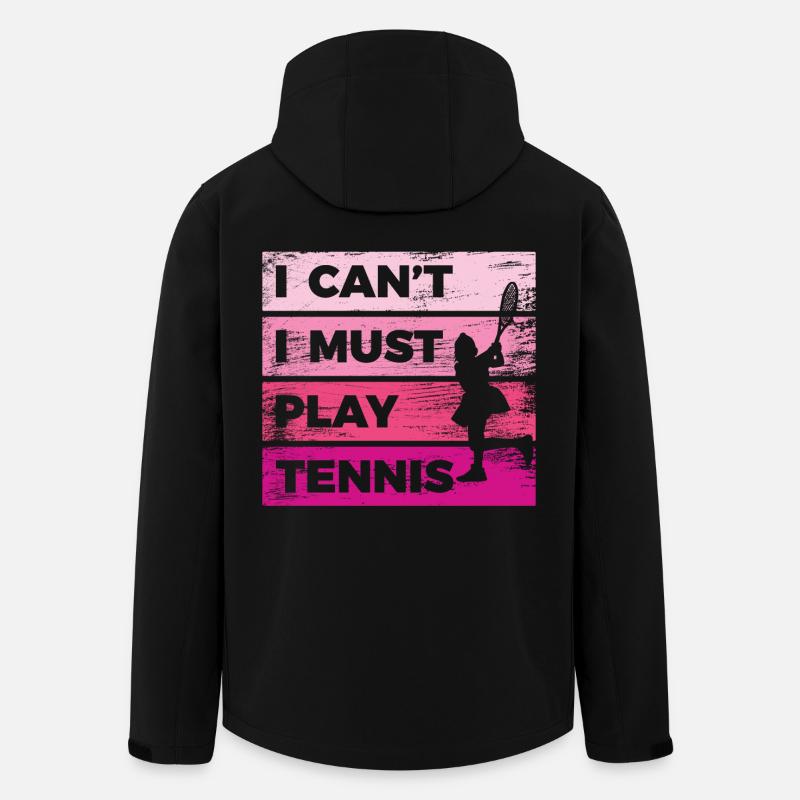 Tennismädchen - Recycelte Männer Softshell-Jacke von Stanley/Stella - Schwarz