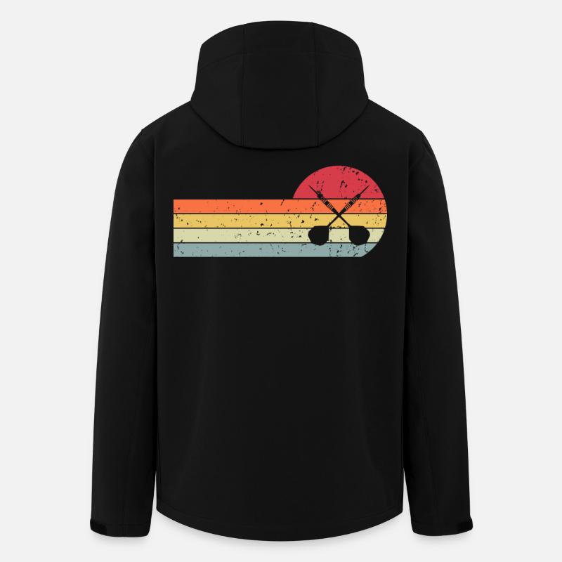 Fléchettes Fléchettes Joueurs de fléchettes Fléchettes - Veste softshell homme en polyester recyclé Stanley/Stella - noir