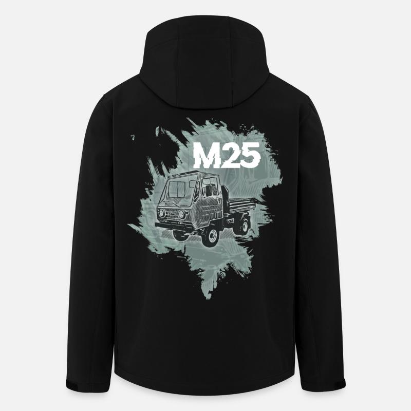 Multicar M25 - Recycelte Männer Softshell-Jacke von Stanley/Stella - Schwarz