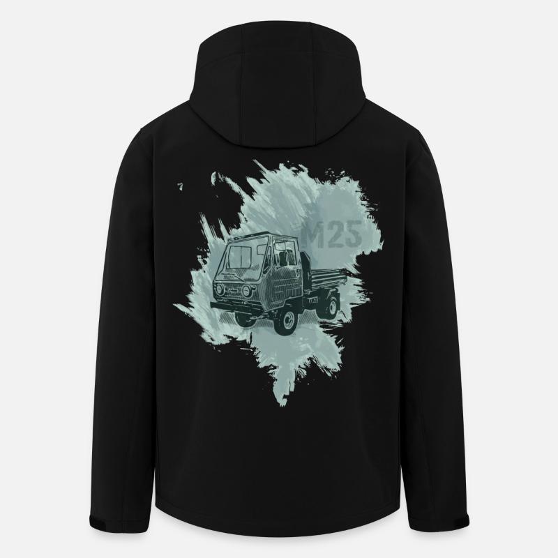 M25 Multicar - Veste softshell homme en polyester recyclé Stanley/Stella - noir