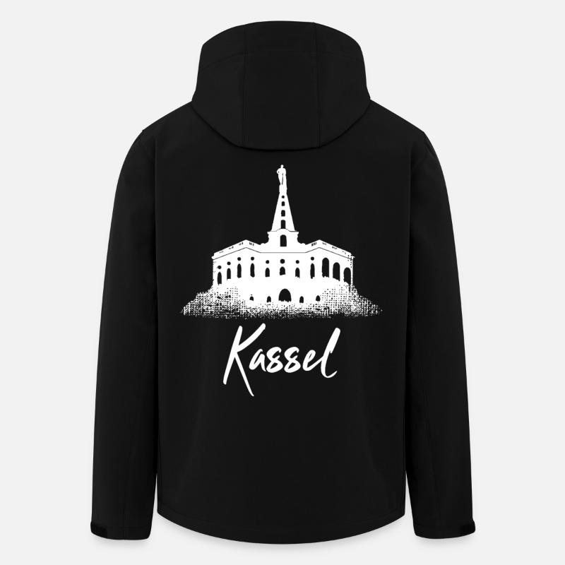 Kassel - Recycelte Männer Softshell-Jacke von Stanley/Stella - Schwarz