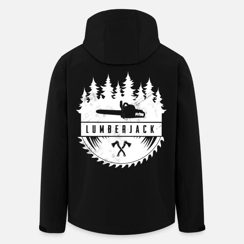 Bûcheron - Veste softshell homme en polyester recyclé Stanley/Stella - noir