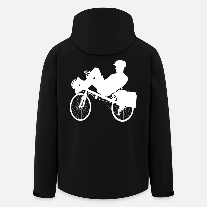 couché blanc - Veste softshell homme en polyester recyclé Stanley/Stella - noir