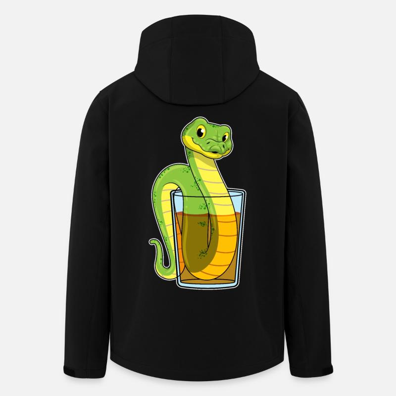 Snake Juice - Men’s Recycled Softshell Jacket by Stanley/Stella - black