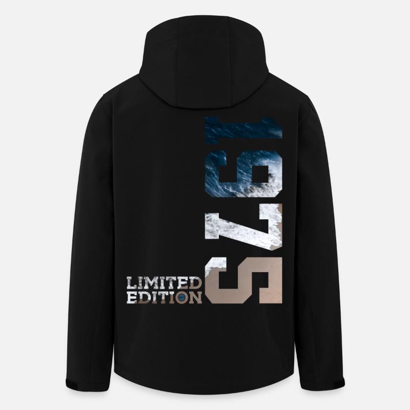 51E ANNIVERSAIRE ÉDITION LIMITÉE 1975 - Veste softshell homme en polyester recyclé Stanley/Stella - noir